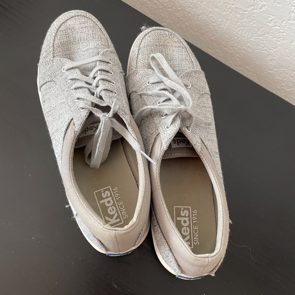 Keds gray sneakers, size 9